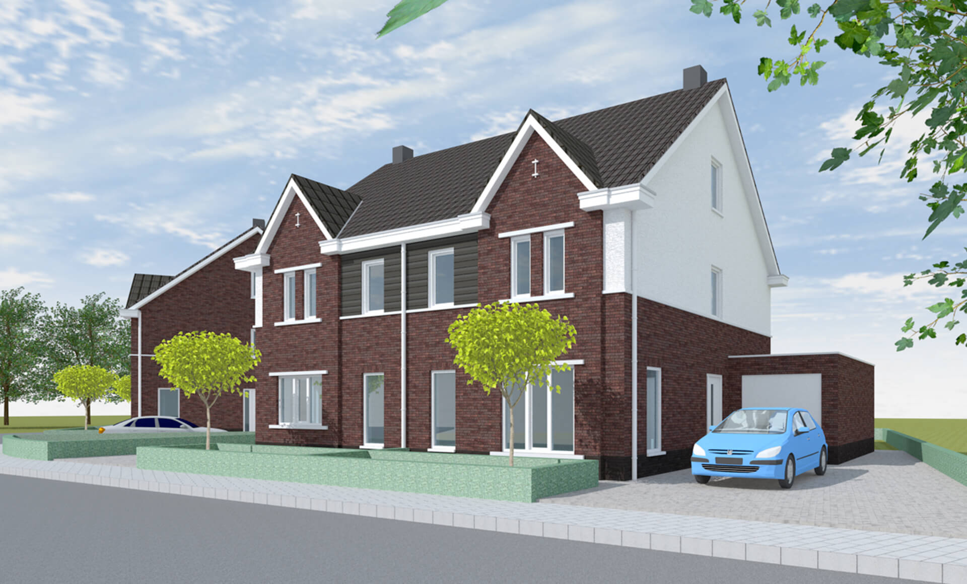 4 woningen Deurninger Es te Deurningen-type Ger Linde